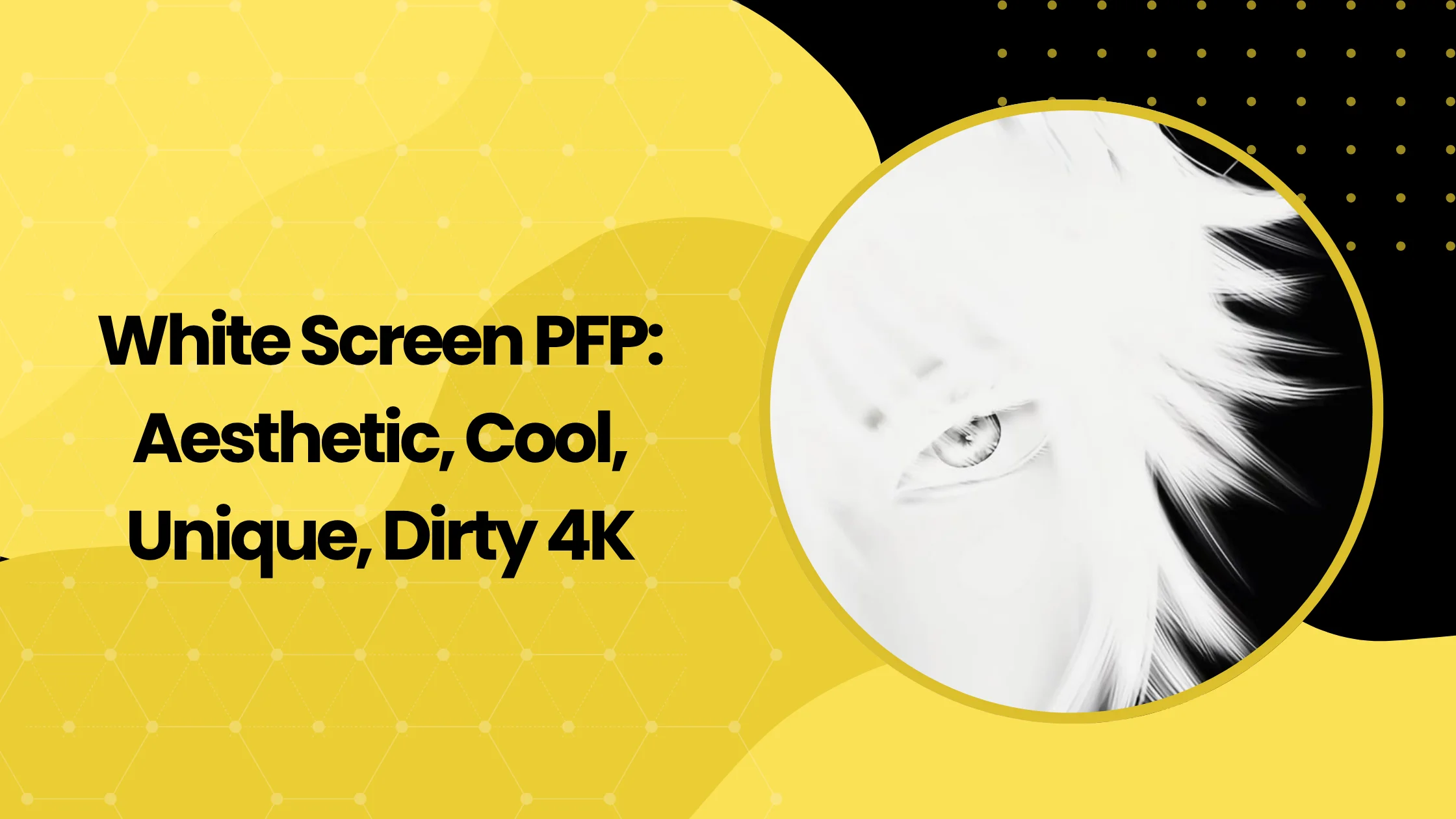 White Screen PFP