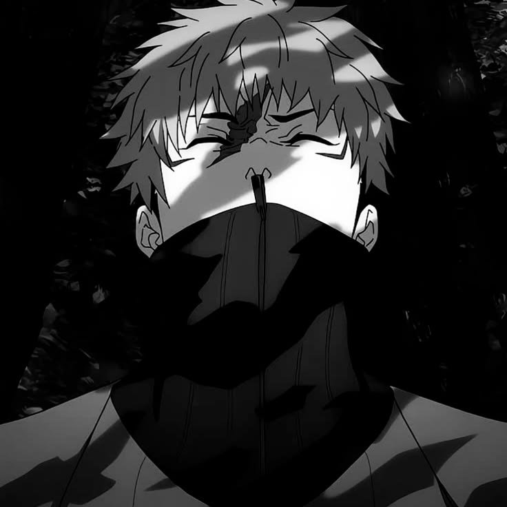 Yuji PFP Black And White