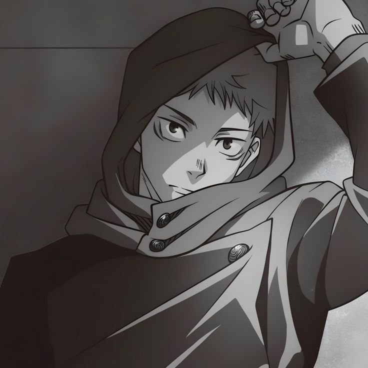 Yuji PFP Black And White