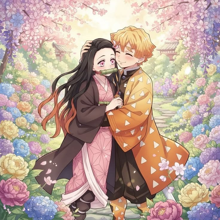 Zenitsu And Nezuko PFP