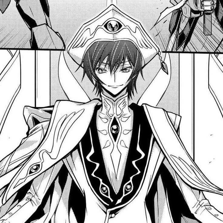Lelouch PFP Black And White